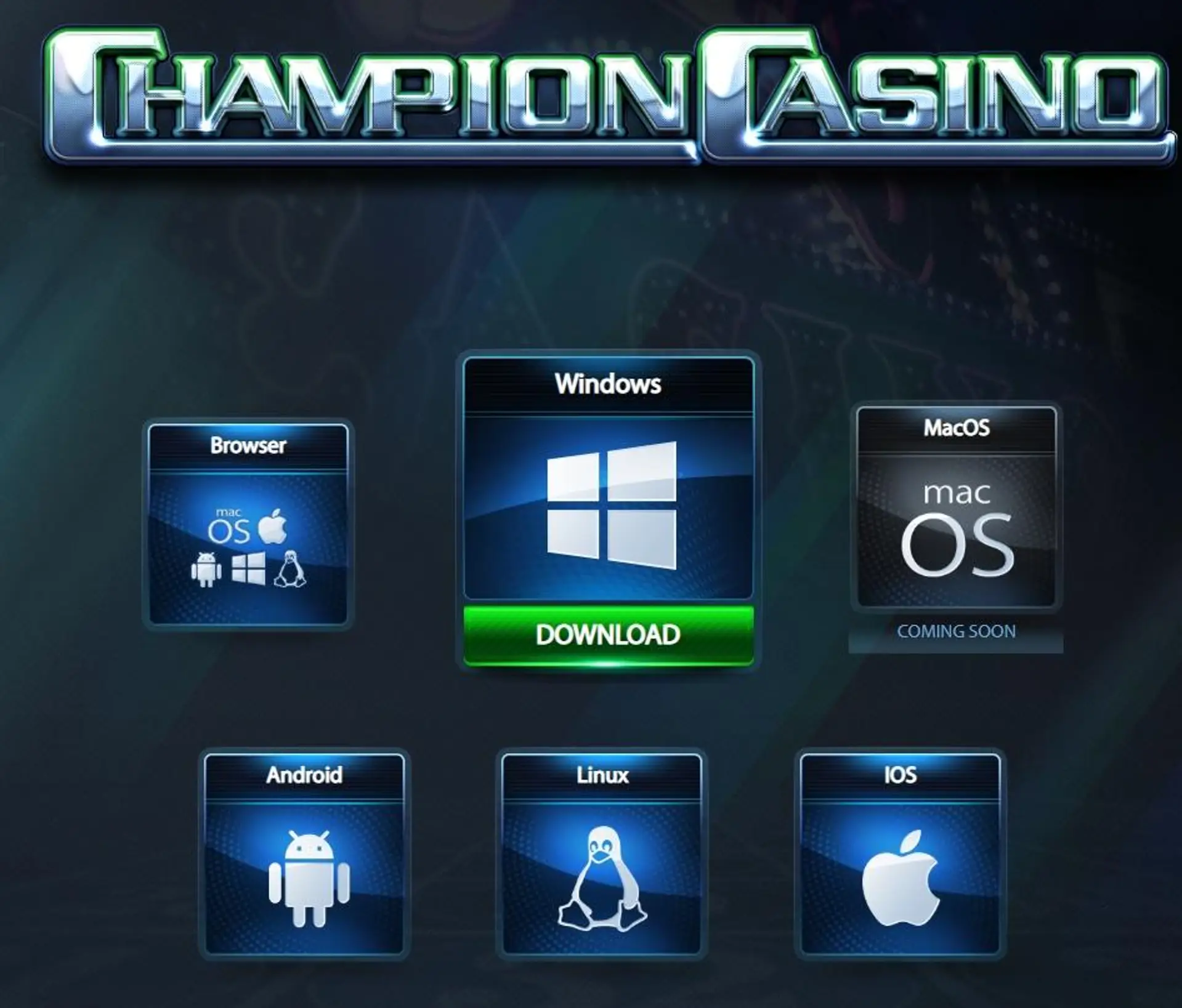 Скачати Champion Casino: чи є така можливість для гравців?
